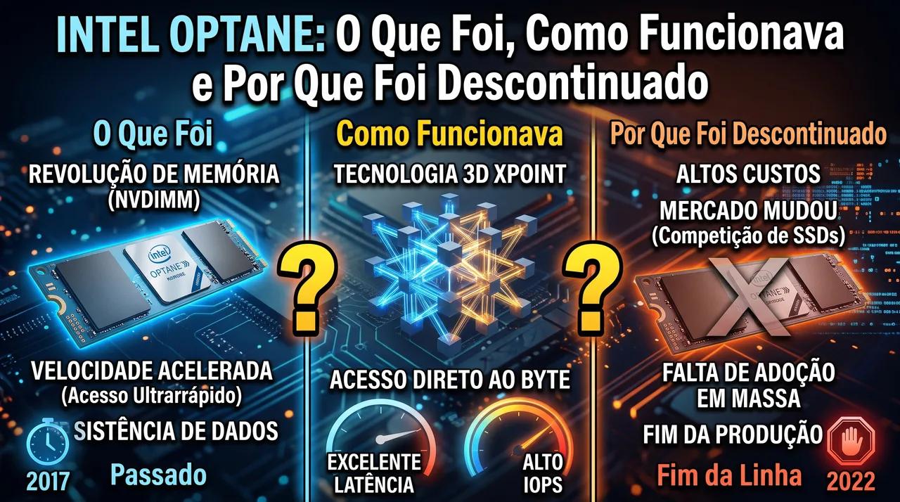 Intel Optane: O Que Foi, Como Funcionava e Por Que Foi Descontinuado