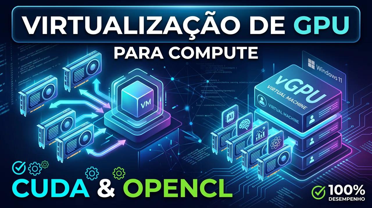 Virtualização de GPU: CUDA, OpenCL e vGPU para Compute