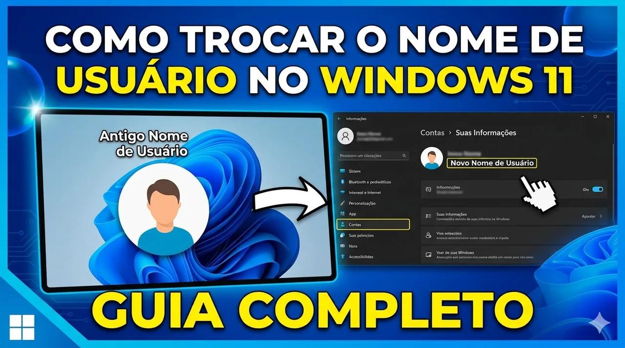 Como Trocar o Nome de Usuário no Windows 11 (Guia Completo)