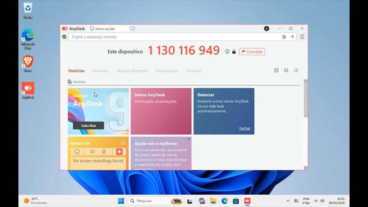 Contornar o tempo de espera do Anydesk