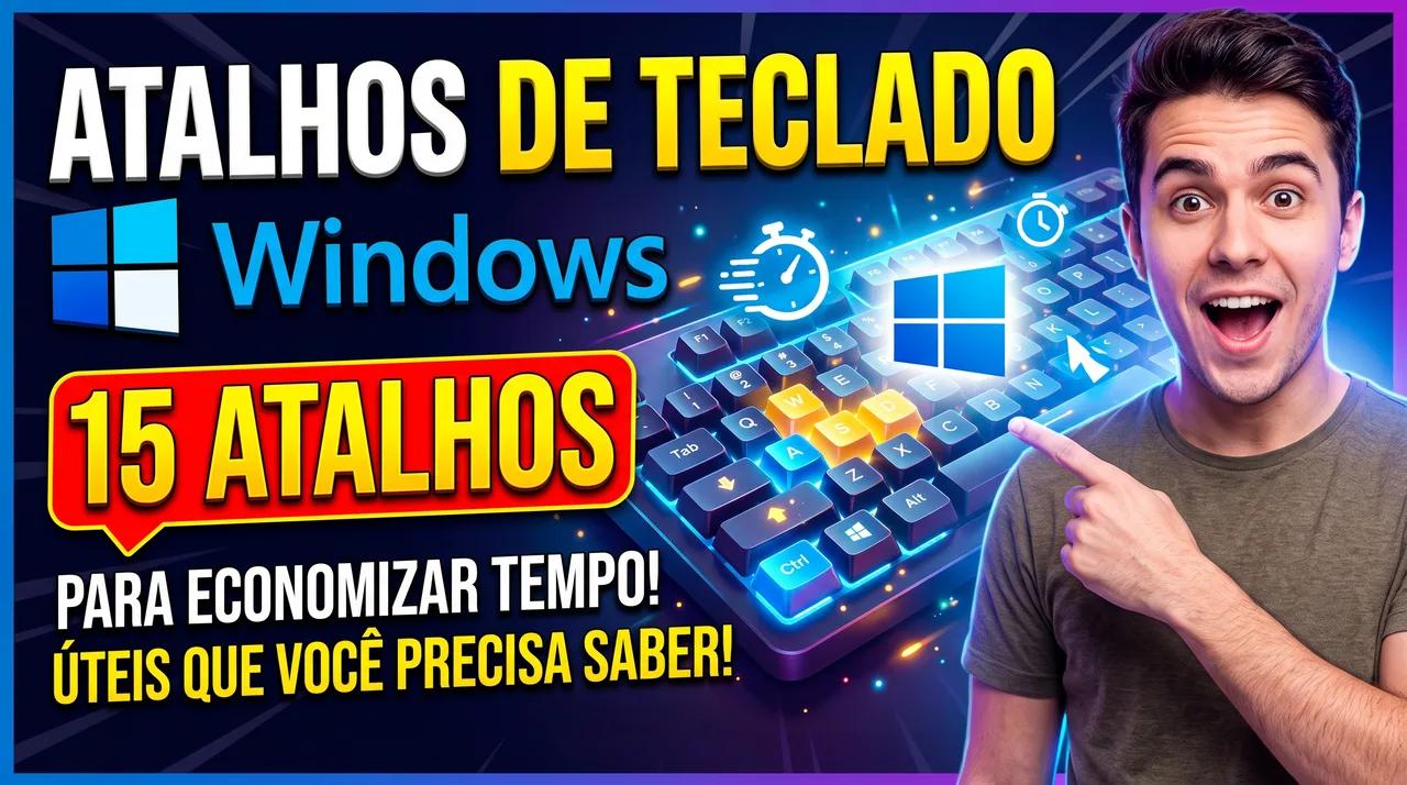 Atalhos de teclado do Windows: 15 teclas de atalho úteis para economizar tempo