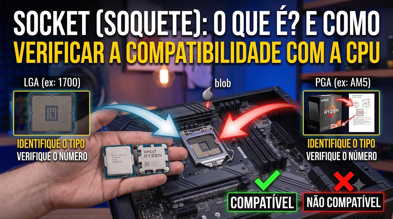 Socket (Soquete): o que é e como verificar a compatibilidade com a CPU