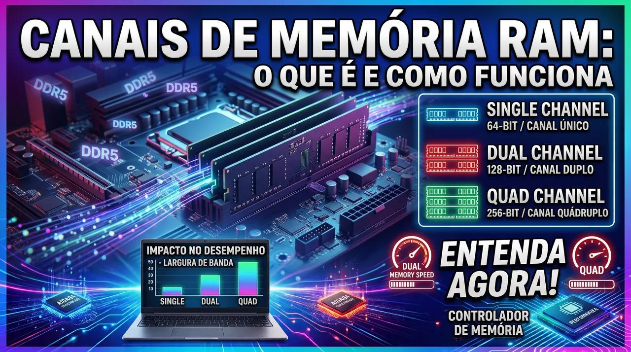 Canais de Memória RAM: Single, Dual e Quad Channel Explicados