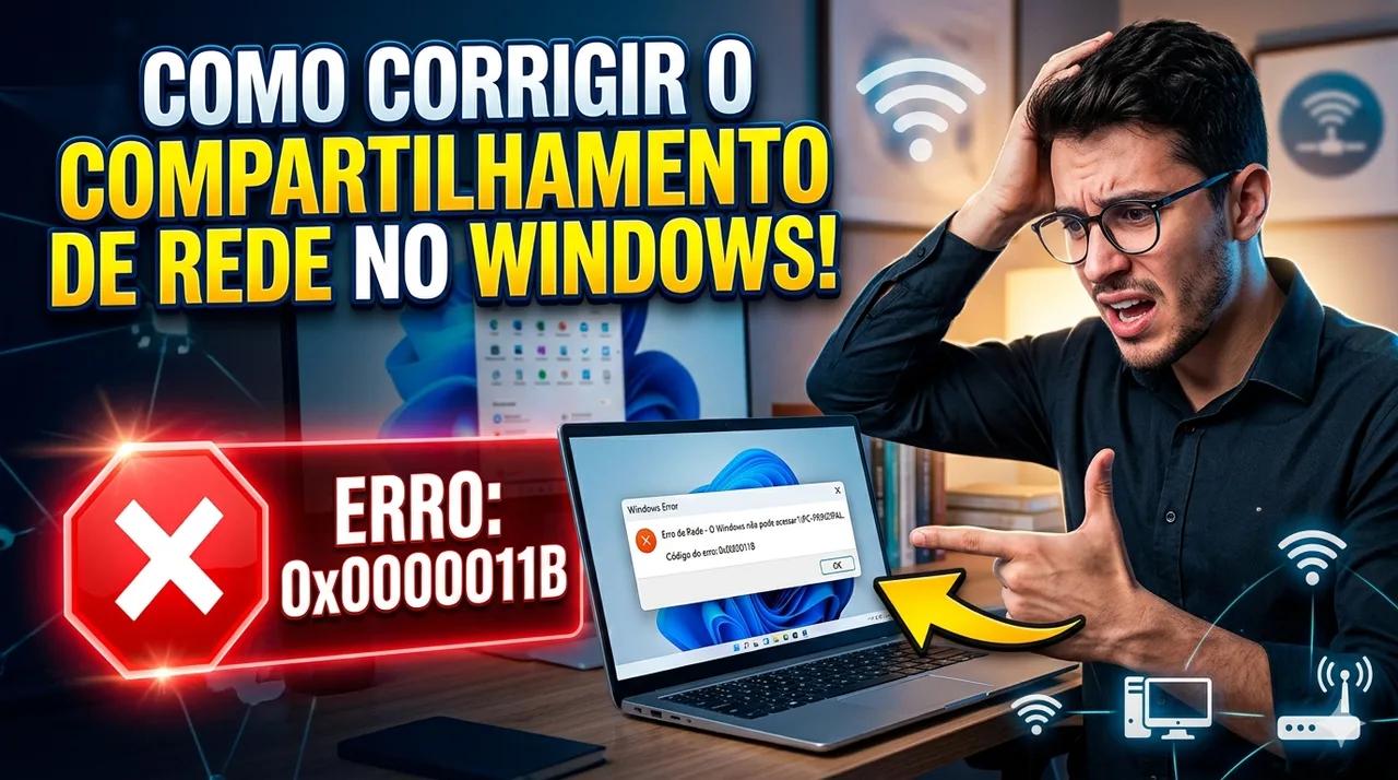 Error 0x0000011B ao compartilhar impressora no Windows