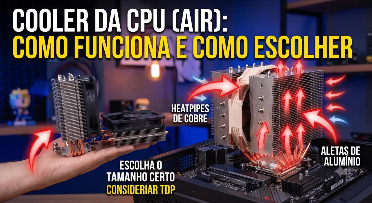 Cooler da CPU (Air Cooler): como funciona e como escolher