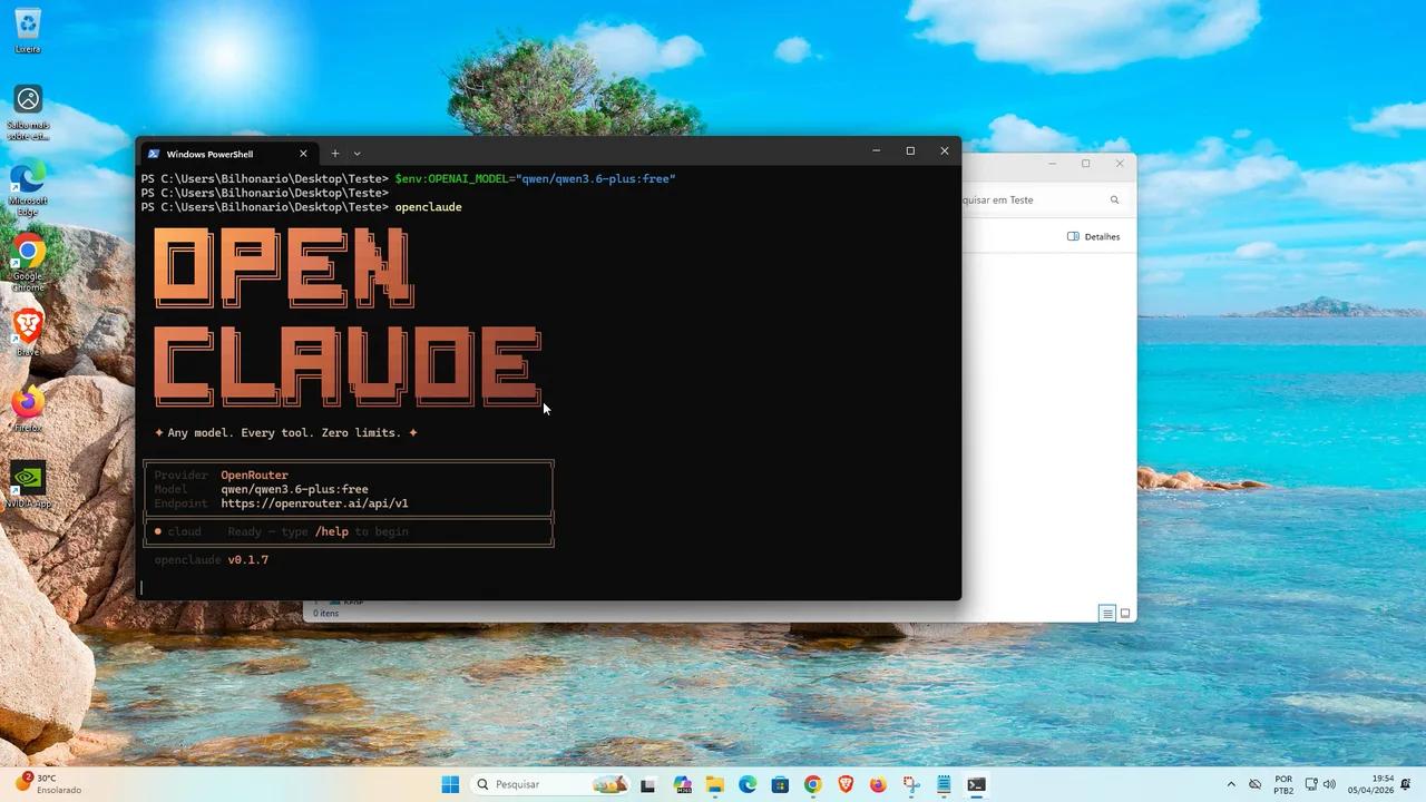 Como baixar e instalar o OpenClaude no Windows