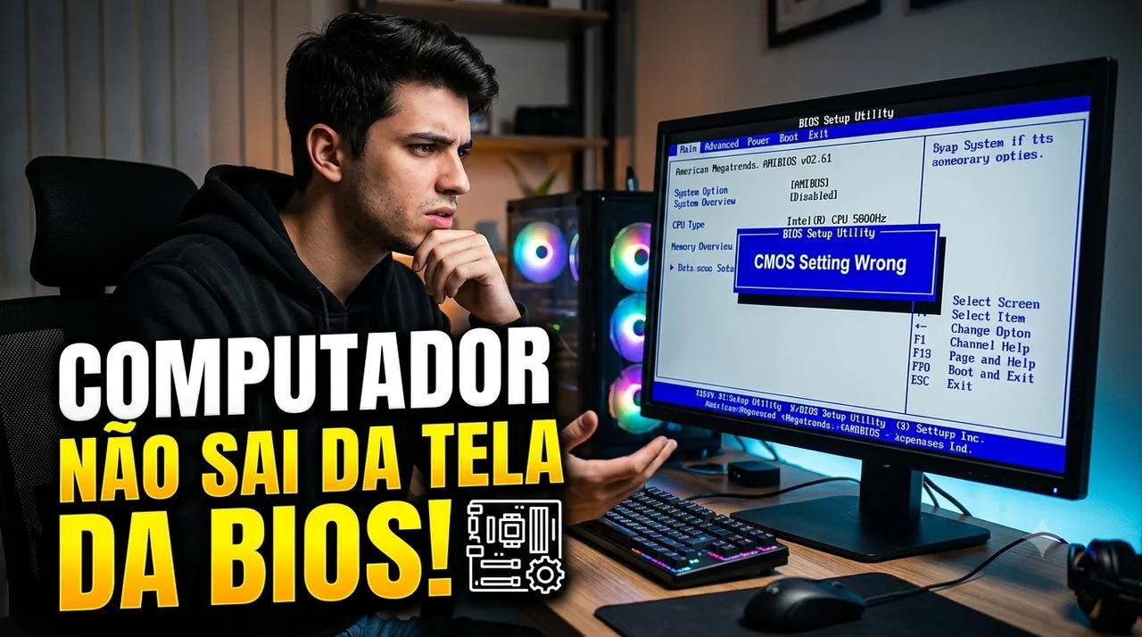 Computador Não Sai da Tela da BIOS