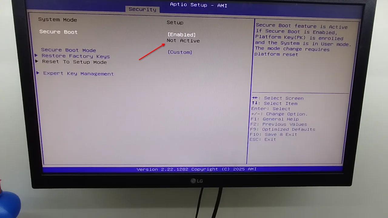 Secure Boot "Not Active"? Como registrar as chaves db, dbx, KEK e PK manualmente na UEFI