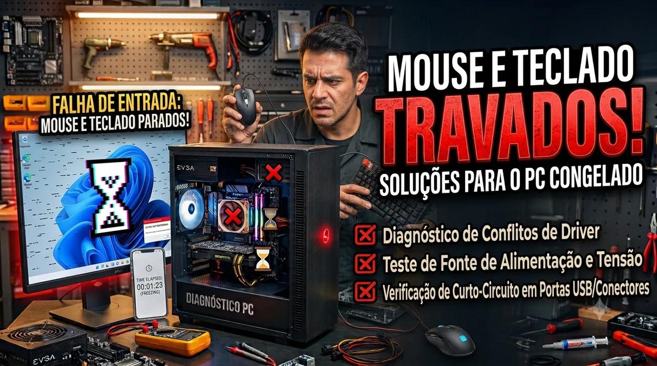 Computador Travando, Mouse e Teclado Parando de Responder