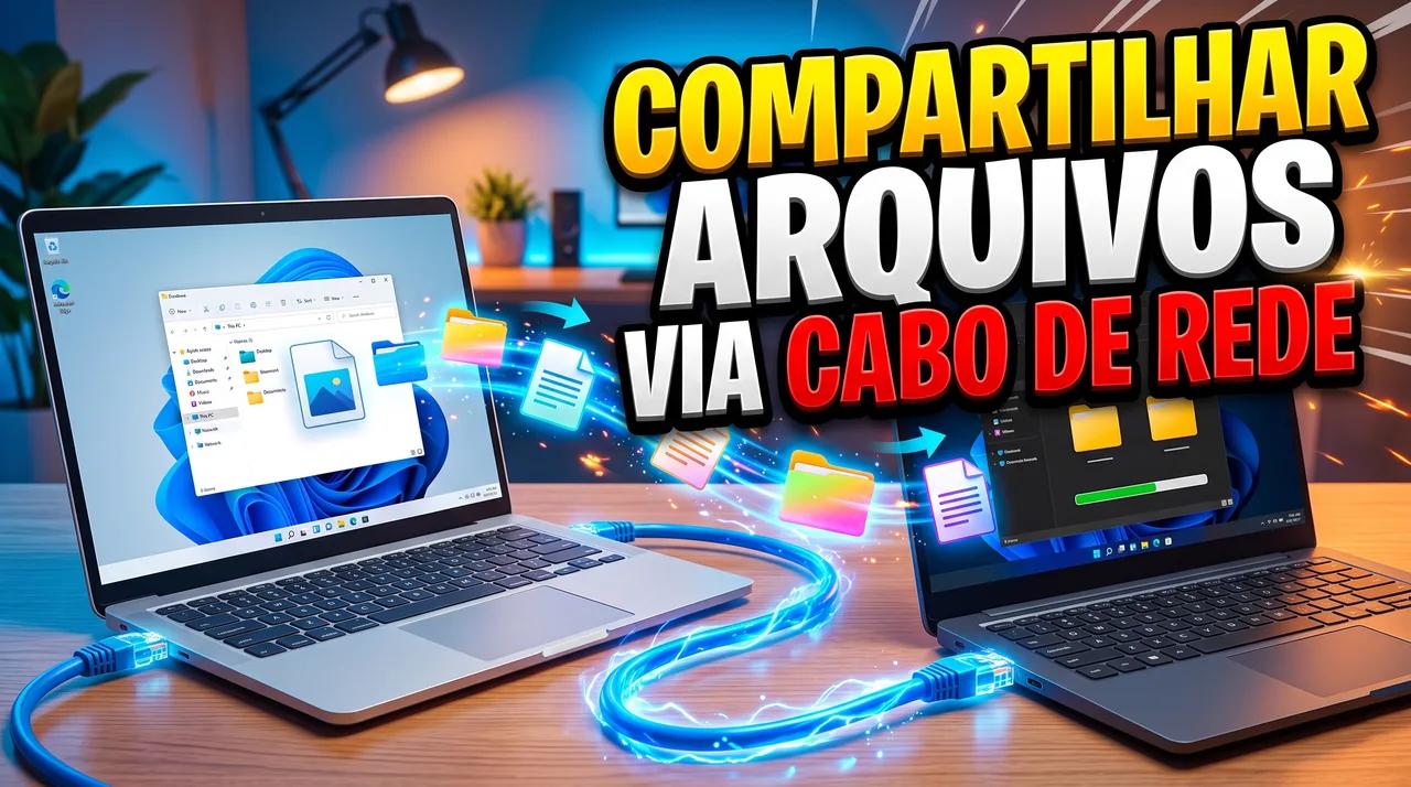 Como conectar dois computadores com cabo de rede (LAN) e compartilhar arquivos no Windows