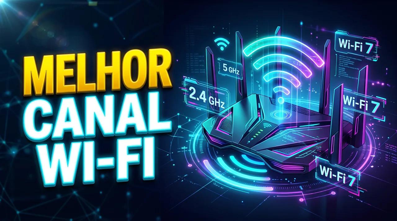 Melhor canal Wi-Fi: como escolher em 2.4 GHz, 5 GHz e 6 GHz (Wi-Fi 6 e Wi-Fi 7)