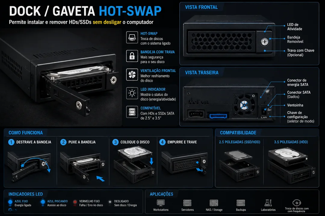 Dock / Gaveta Hot-Swap